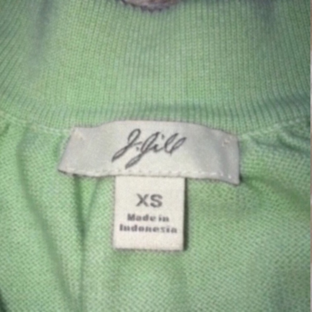 J. Jill Basic Green Blouse - Picture 4 of 5